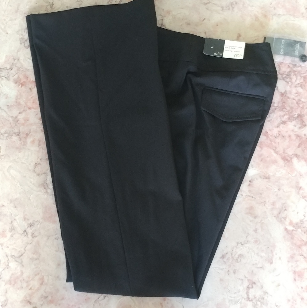Loft Julie Boot cut pants-NWT 00P-Black